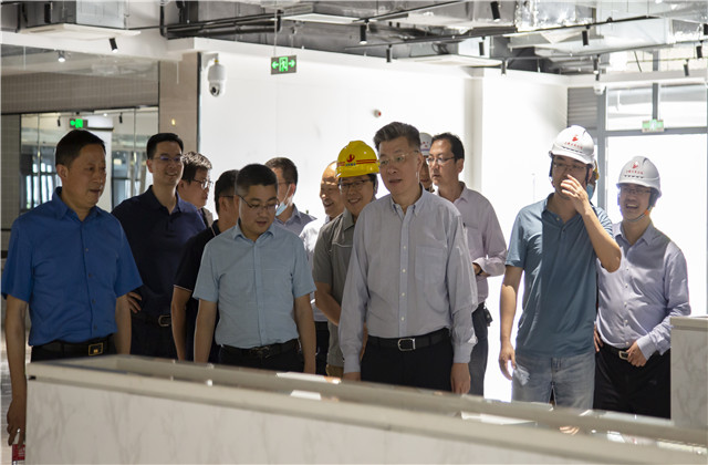 合肥市委常委、副市长路军赴安徽公司合肥市第六中学新校区项目调研